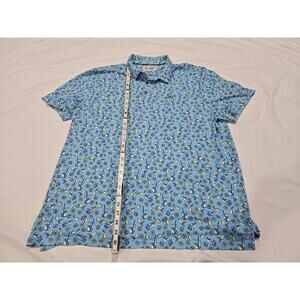 Penguin Polo Shirt Men's XXL Lemonade Drinks Embroidered YGCC